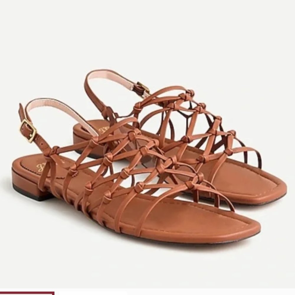 J. Crew Leather Knotted Abbie Sandal